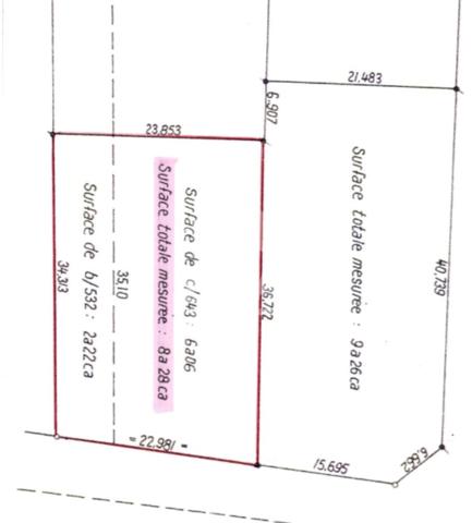 Terrain Flavigny 828 m2