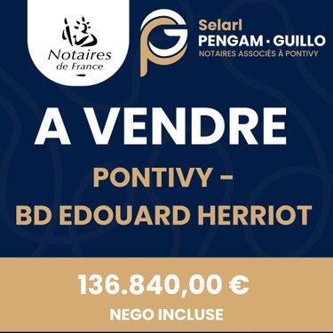 Maison à vendre à Pontivy dans le Morbihan (56300), ref : 56062-2322