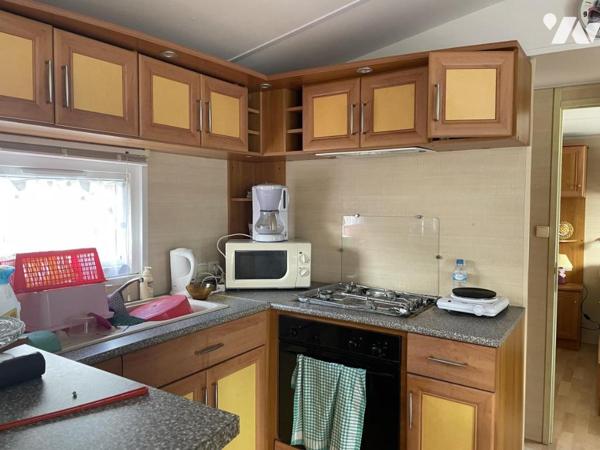  MOELAN Terrain  privé avec MOBIL HOME  proche de la mer  