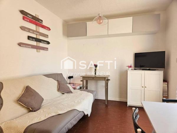 Secteur la Roquille, T2 en rdj avec belle terrasse.