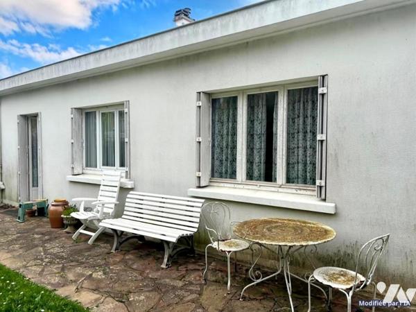 NANTES – Quartier Boissière Maison de plain-pied – 85 m² – Terrain de 357 m² – Travaux à prévoir