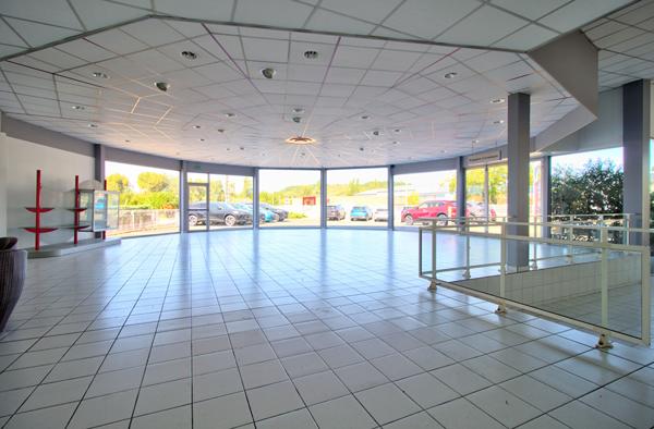 Ensemble immobilier aux portes d'Agen - Local commercial avec atelier de 1500 m² , Maison de 170m2 avec piscine et terrain constructible de 3050m2