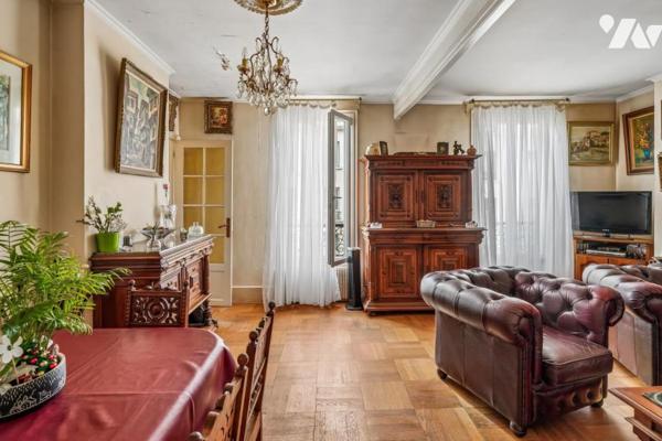Appartement traversant au calme absolu
