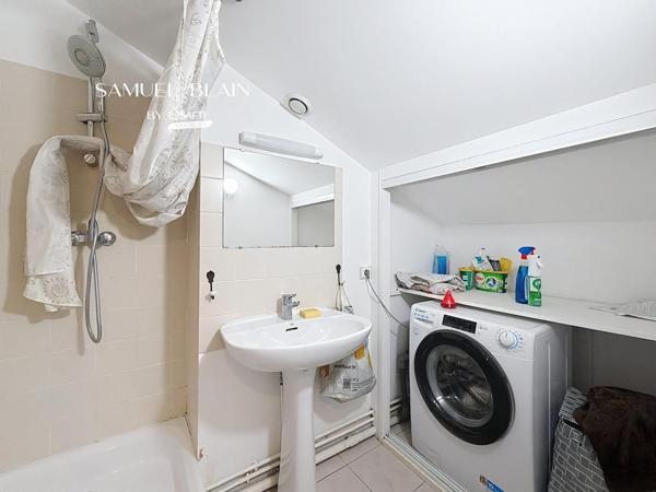 Salon poutres apparentes, T4 duplex 3 chambres