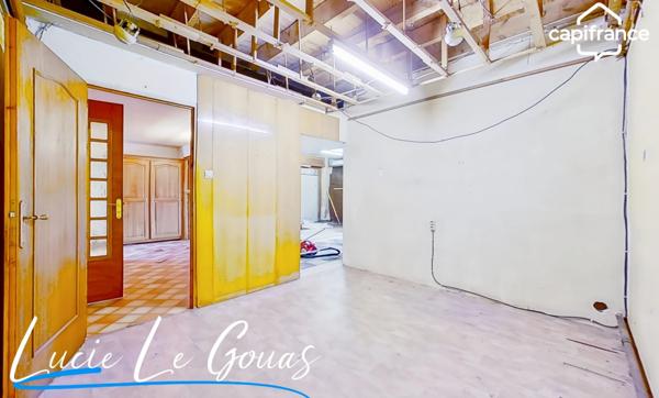 Maison mitoyenne 8 pièces à vendre PIENNES (54) commerce et terrain constructible