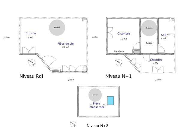 Maison
         4 pièces
        - 65 m² Bien prestige 698 000 € *