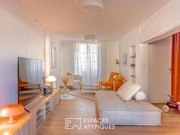 Duplex esprit maison de ville avec patio