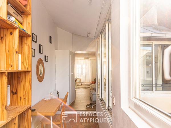 Duplex esprit maison de ville avec patio