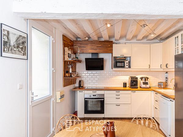 Duplex esprit maison de ville avec patio