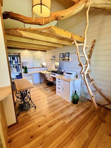 Lacanau ville : belle maison ossature bois avec studio indépendant