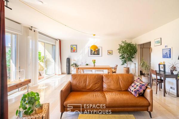 Élégant appartement familial avec balcons en centre-ville