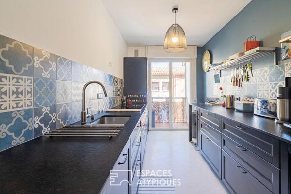 Élégant appartement familial avec balcons en centre-ville