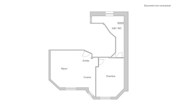 Appartement Paris 15 e - QUARTIER COMMERCE