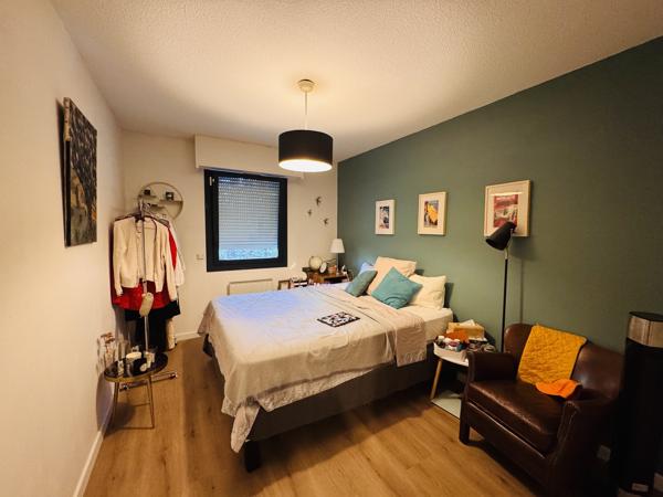 Bel appartement familial 3 chambres jardin avec box et parking