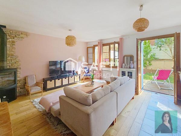 Maison de ville T5 jardin & garage plein centre