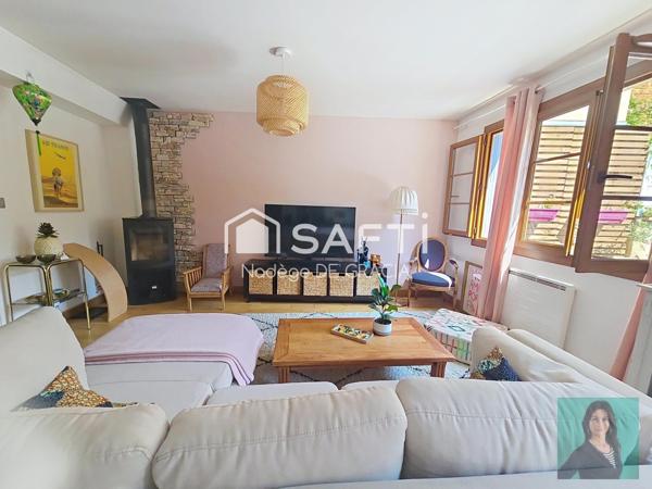 Maison de ville T5 jardin & garage plein centre