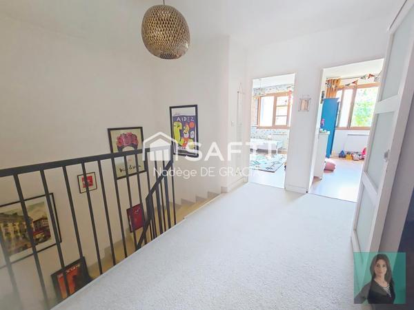 Maison de ville T5 jardin & garage plein centre