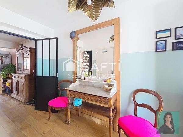 Maison de ville T5 jardin & garage plein centre