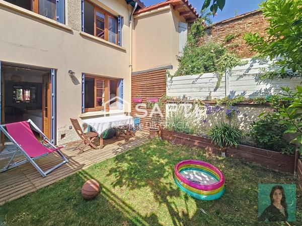 Maison de ville T5 jardin & garage plein centre