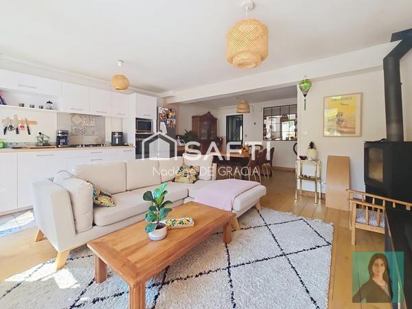 Maison de ville T5 jardin & garage plein centre