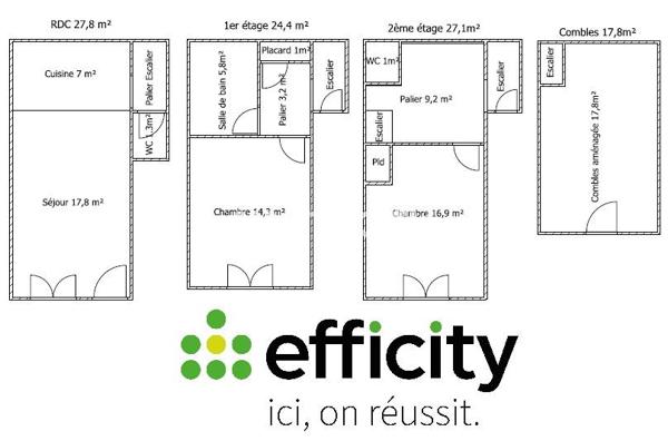 Maison 4 pièces - 97 m²