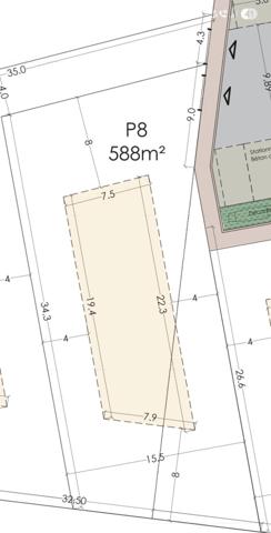 Terrain viabilisé de 588 m² à vendre DOURDAN (91)
