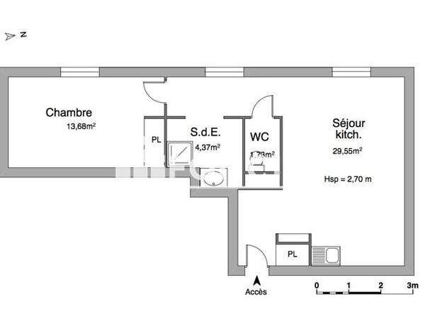 Location Appartement 2 pièces 49.3 m² - 33 RUE AGRICOL PERDIGUIER Avignon 84000