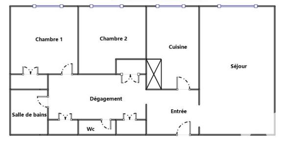 Appartement à vendre 3 pièces 60 m² Antony