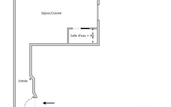 Appartement à louer    1 pièce • 17,01 m2 Paris 11