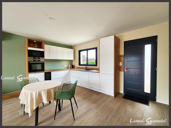 Maison à vendre de plain pied 3 pièces deux chambres sans travaux finition premium sur la commune du FLEIX (24)