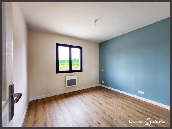 Maison à vendre de plain pied 3 pièces deux chambres sans travaux finition premium sur la commune du FLEIX (24)