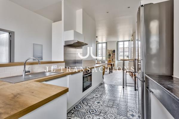 Bordeaux Saint Paul, charmant appartement de 81m² rénové avec goût.