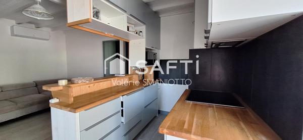 Maison 2 chambres + dépendance à aménager