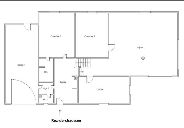 Maison de 174 m² 6 chambres et un bureau