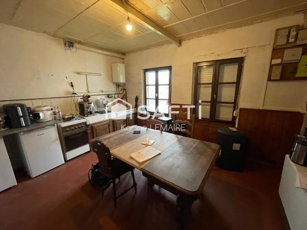 Enorme potentiel pour ce bien atypique.