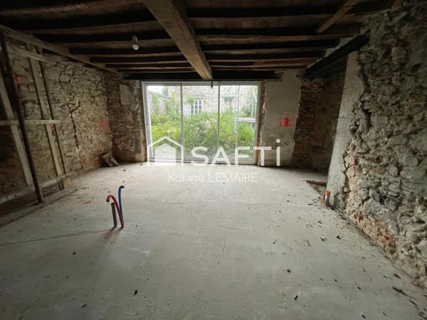 Enorme potentiel pour ce bien atypique.