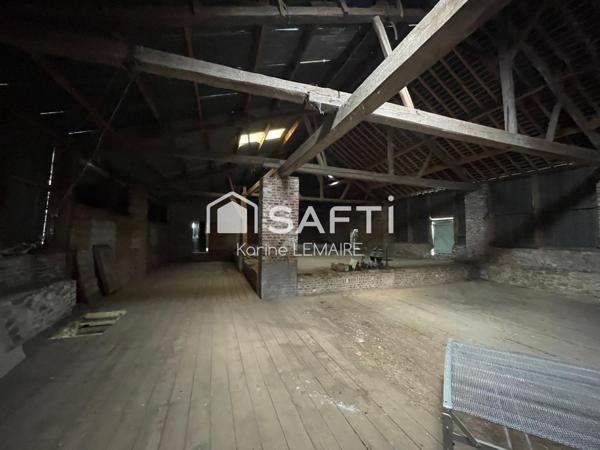 Enorme potentiel pour ce bien atypique.