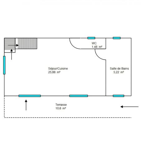 Maison à vendre 3 pièces 51,87 m² Grasse
