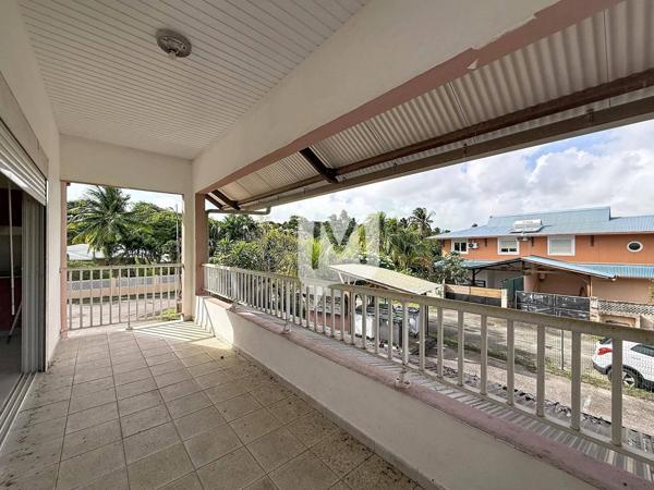 DPT GUYANE (973), à vendre CAYENNE appartement T3 de 56,8 m² au 1er étage