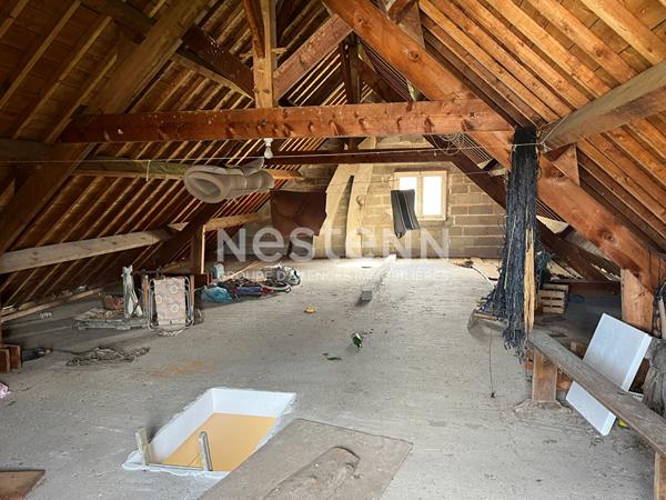 Maison avec 120 m² aménageable + Longère 200 m² à rénover - 5000 m² de terrain - MORBIHAN