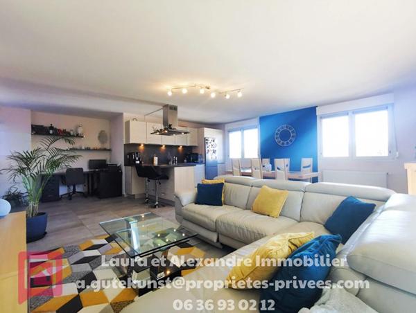 Vente Appartement F3 de 99 m2 + garage + cave