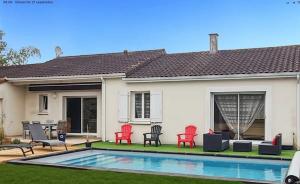 Dept de la Vienne (86) Maison de plain pied à vendre 5 pièces à ANTRAN (86)