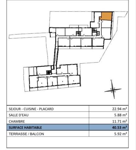 T2 APPARTEMENT NEUF 40m2