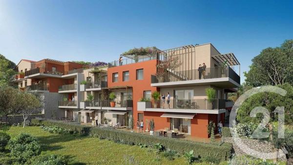 Appartement F2 à vendre  2 pièces - 39,06 m 2   ANTIBES  - 06
