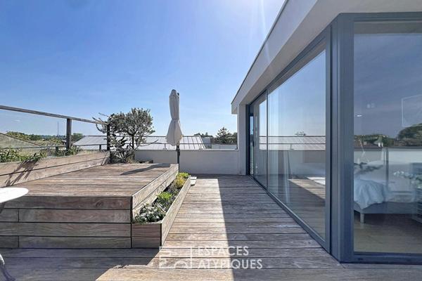 Maison d’architecte avec piscine et rooftop