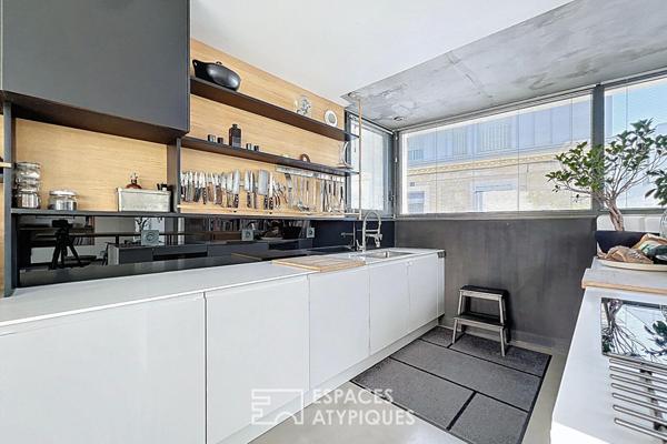 Maison d’architecte avec piscine et rooftop