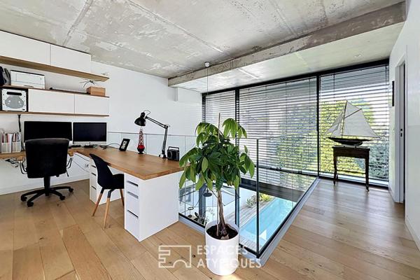 Maison d’architecte avec piscine et rooftop