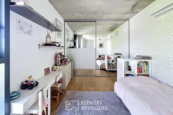 Maison d’architecte avec piscine et rooftop
