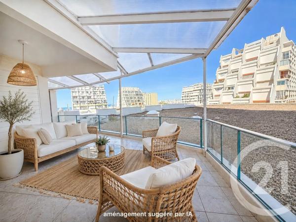 Appartement F4 à vendre  4 pièces - 50,54 m 2   LE GRAU DU ROI  - 30