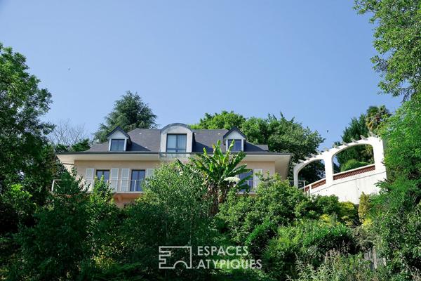 Villa cossue, haut de Lescar avec vue époustouflante sur les Pyrénées